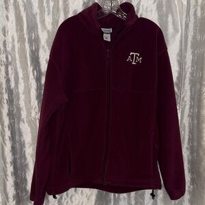 Columbia Sportswear Texas A&M Aggies Fleece Jacket Men’s Size Large 🔥 BL2